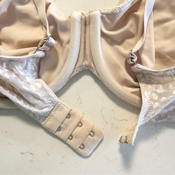 Soma Bra Minimizing Emma Underwire Bra Womens 34D Cream - Picture 8 of 9